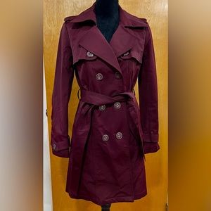 NY&CO Purple-PLUM Rain Coat- Medium- Like NEW